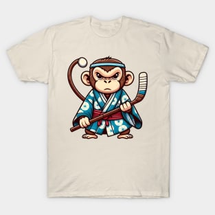 Ice hockey monkey T-Shirt